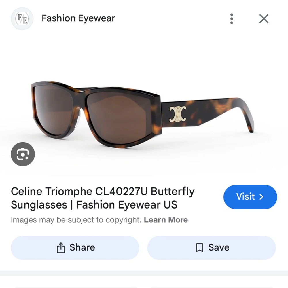 Celine CL 40227u tortoiseshell sunglasses